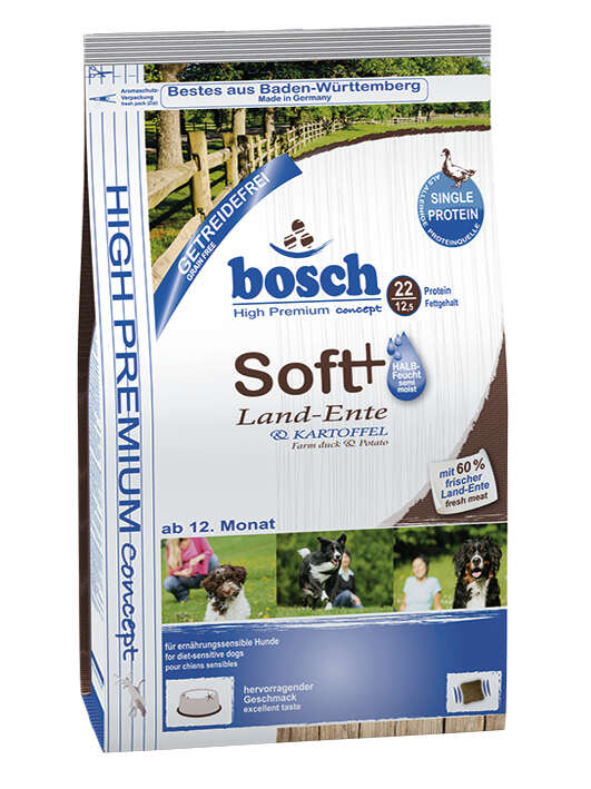 bosch Hunde-Trockenfutter HPC Soft Land-Ente+Kartoffel
